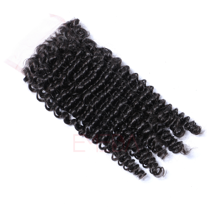 EMEDA Free Style Brazilian Hair Lace Closure kinky curly Baby hair HW051